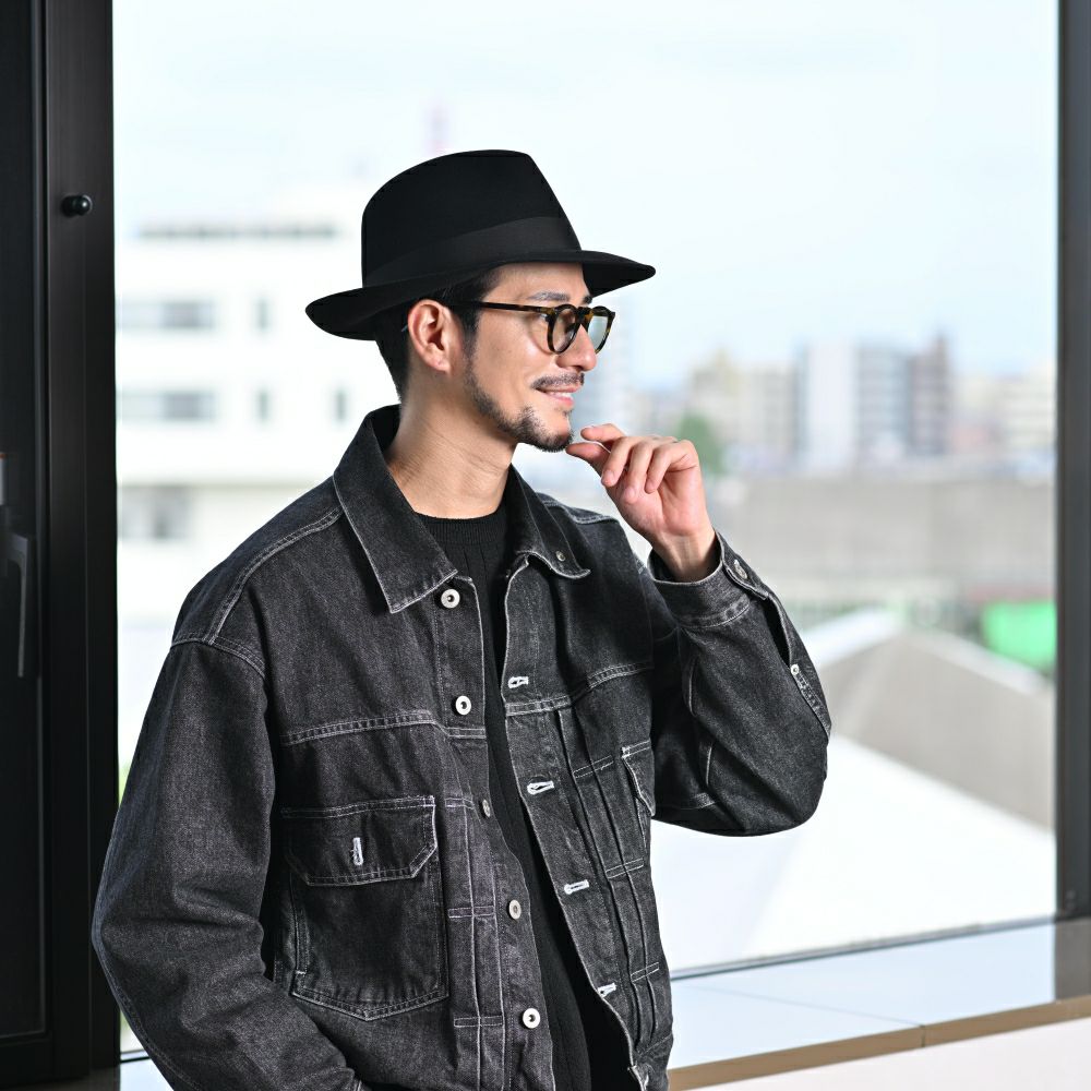 ボルサリーノ フェルトハット Q.S. Anello Rasato（Q.S. アネロ