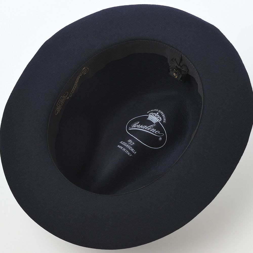 美品 Borsalino Q.S. 50 grams 114665 57cm 50 Grams S.Q. Felt - Man | Borsalino Official