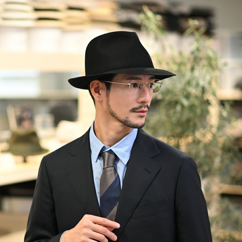 ボルサリーノ フェルトハット Alessandria rasato Claudio