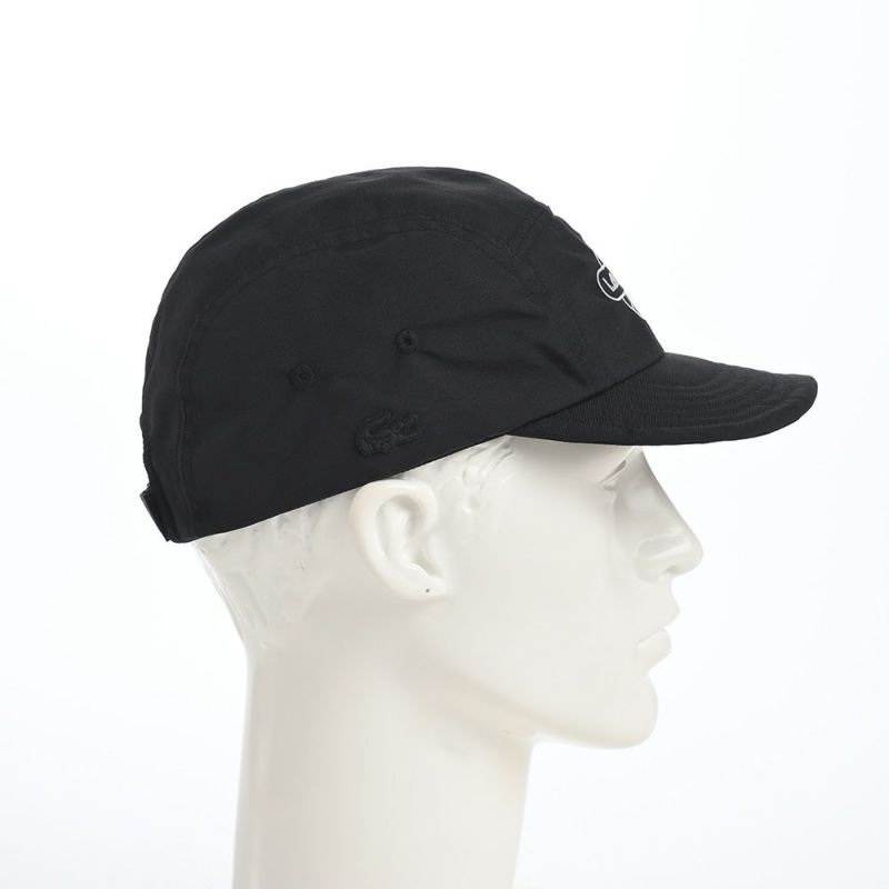 ラコステのキャップ GLOBE BALL LOGO JET CAP（グローブボールロゴジェットキャップ） L1286 ブラック