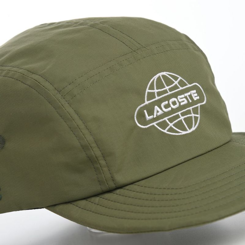 ラコステのキャップ GLOBE BALL LOGO JET CAP（グローブボールロゴジェットキャップ） L1286 カーキ