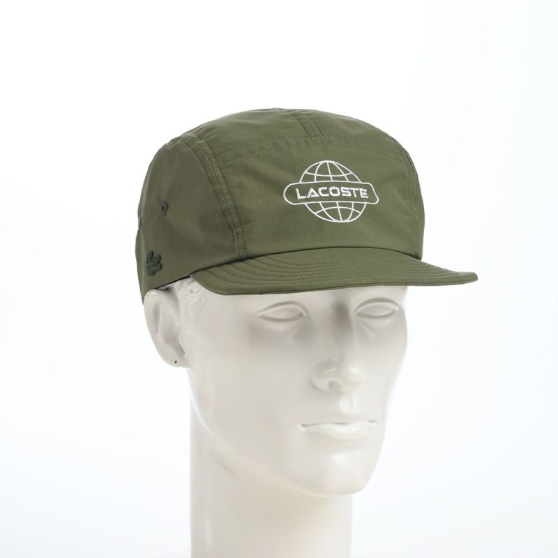 ラコステのキャップ GLOBE BALL LOGO JET CAP（グローブボールロゴジェットキャップ） L1286 カーキ