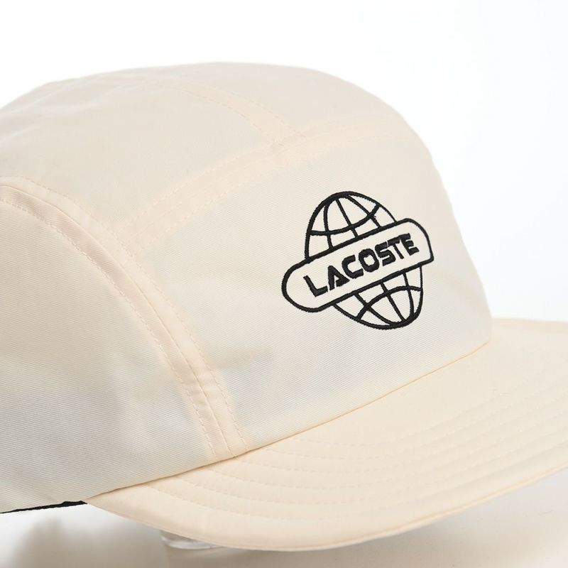 ラコステのキャップ GLOBE BALL LOGO JET CAP（グローブボールロゴジェットキャップ） L1286 ホワイト