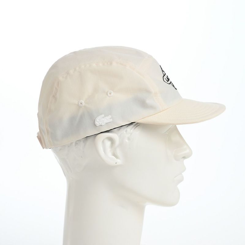 ラコステのキャップ GLOBE BALL LOGO JET CAP（グローブボールロゴジェットキャップ） L1286 ホワイト