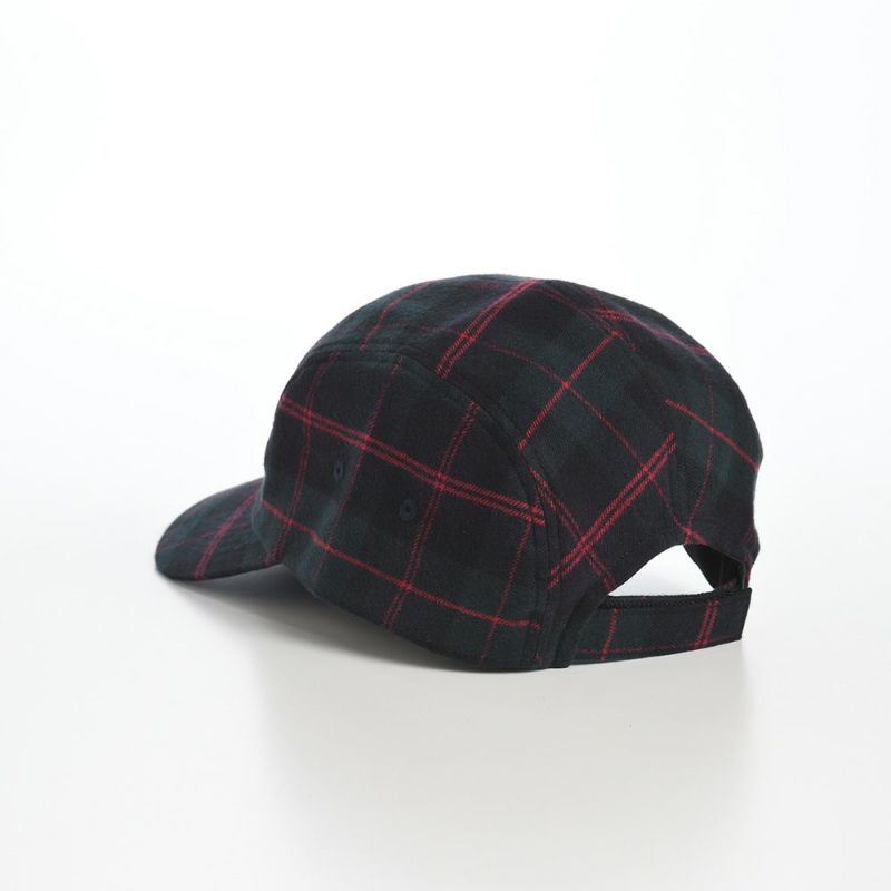 ラコステのキャップ TARTAN CHECK JET CAP（タータンチェックジェットキャップ） L1294 グリーン