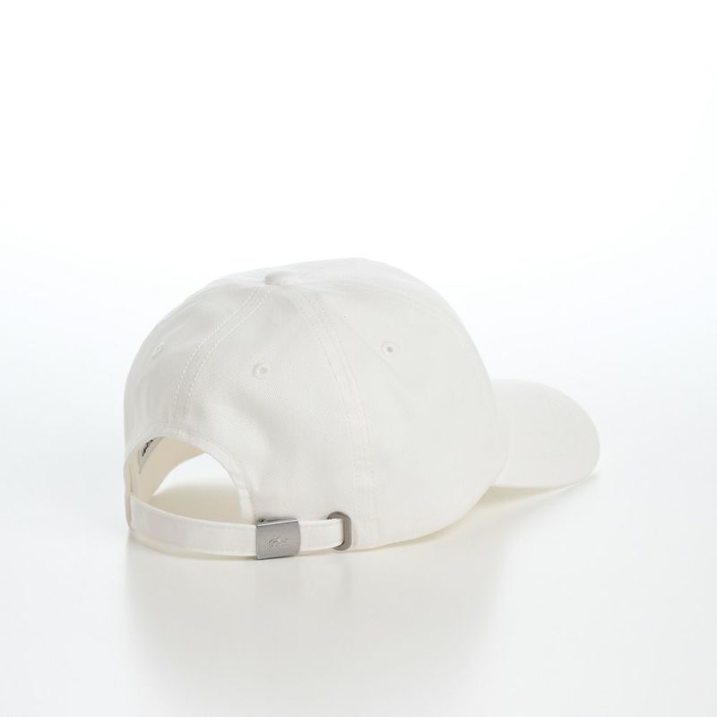 ラコステのキャップ TENNIS GRAPHIC TWILL CAP（テニスグラフィックツイルキャップ） L7126 ホワイト