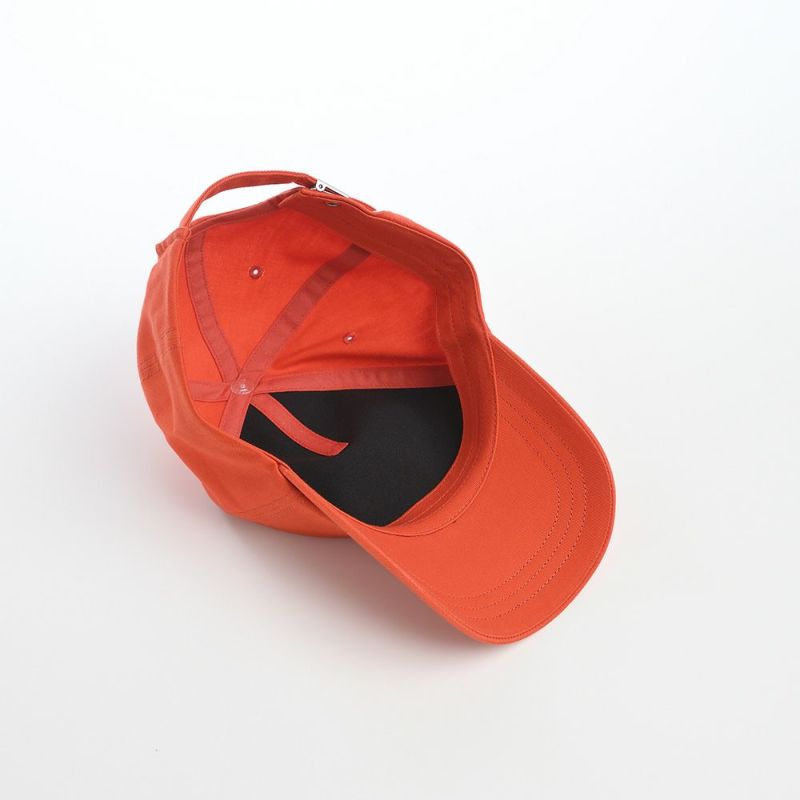 ラコステのキャップ ANIMATION 5P CAP（アニメーションファイブパネルキャップ） L7130 オレンジ