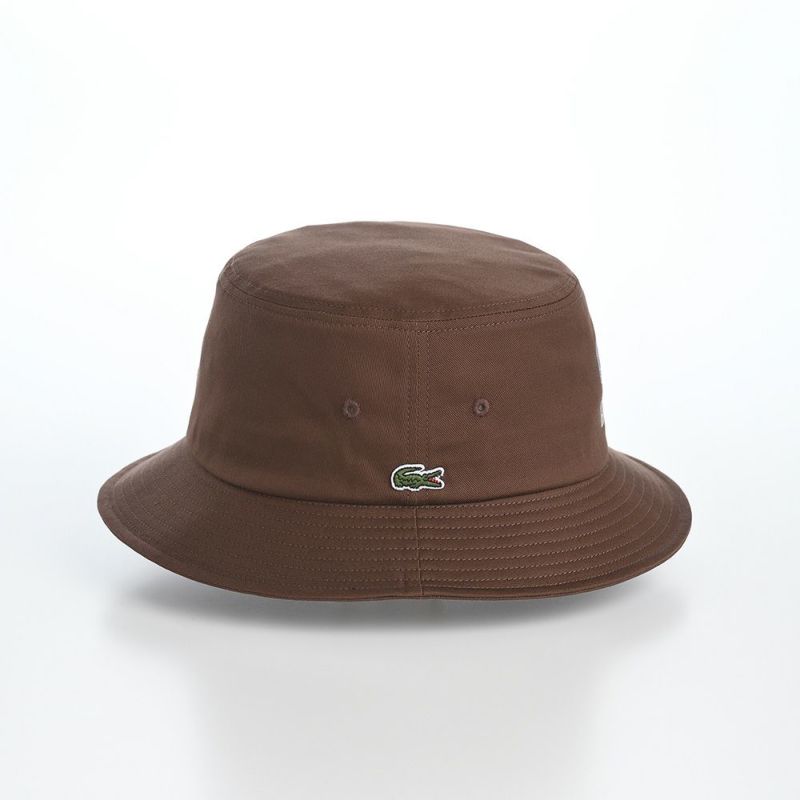 ラコステのバケットハット ANIMATION BUCKET HAT（アニメーションバケットハット） L1293 ブラウン