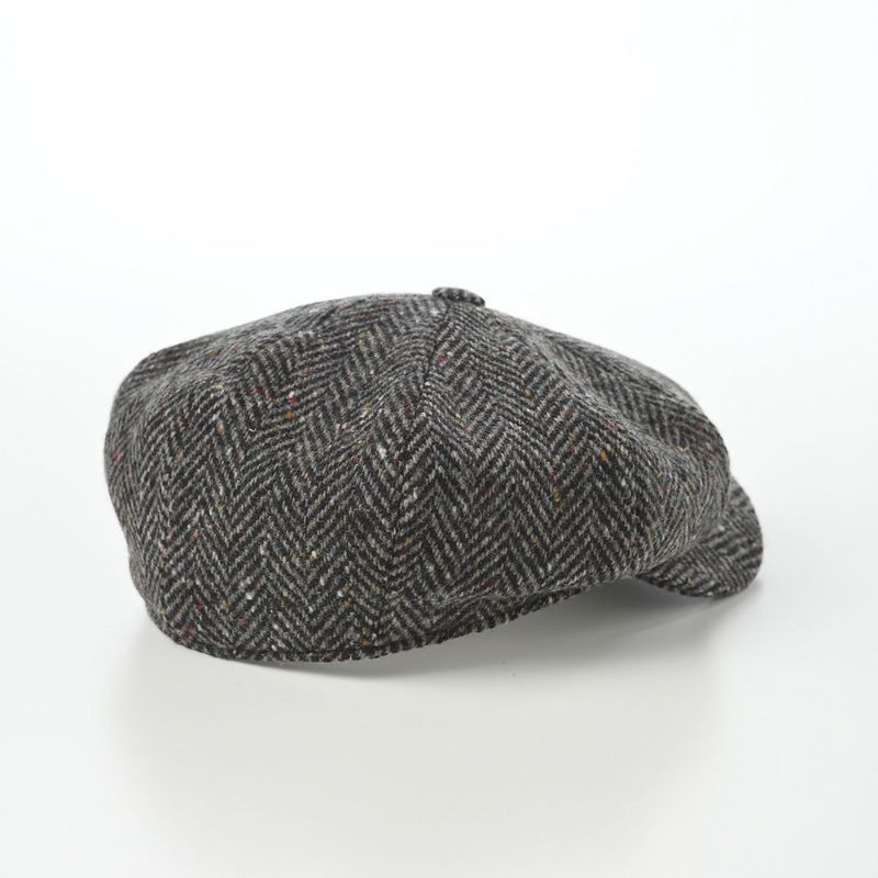 ヴィゲーンズのキャスケット Newsboy Retro Cap Magee Herringbone（ニュースボーイ レトロキャップ マギーヘリンボーン）W101345 ダークグレー