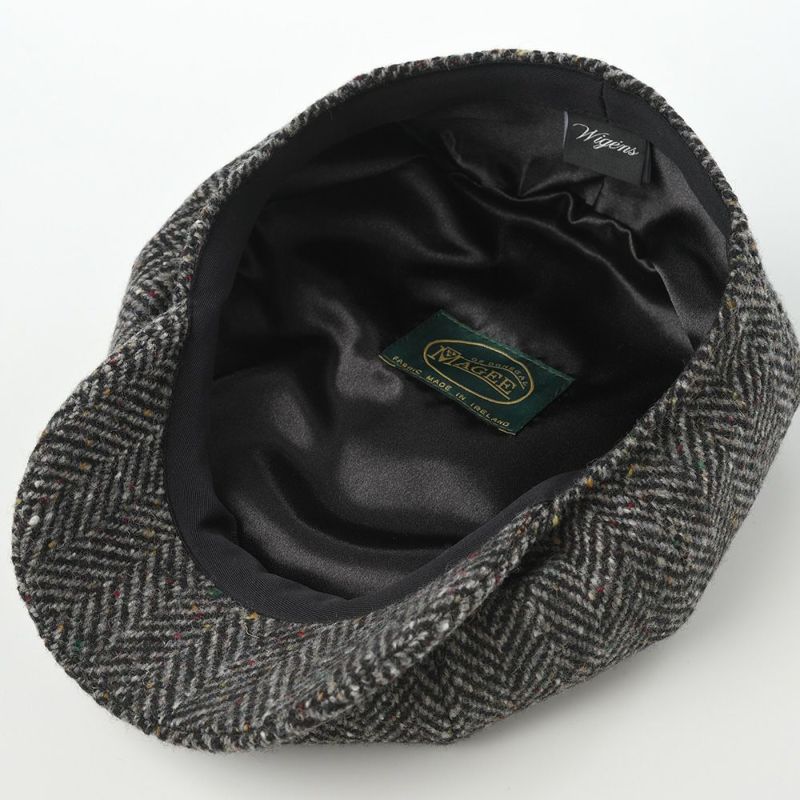 ヴィゲーンズのキャスケット Newsboy Retro Cap Magee Herringbone（ニュースボーイ レトロキャップ マギーヘリンボーン）W101345 ダークグレー