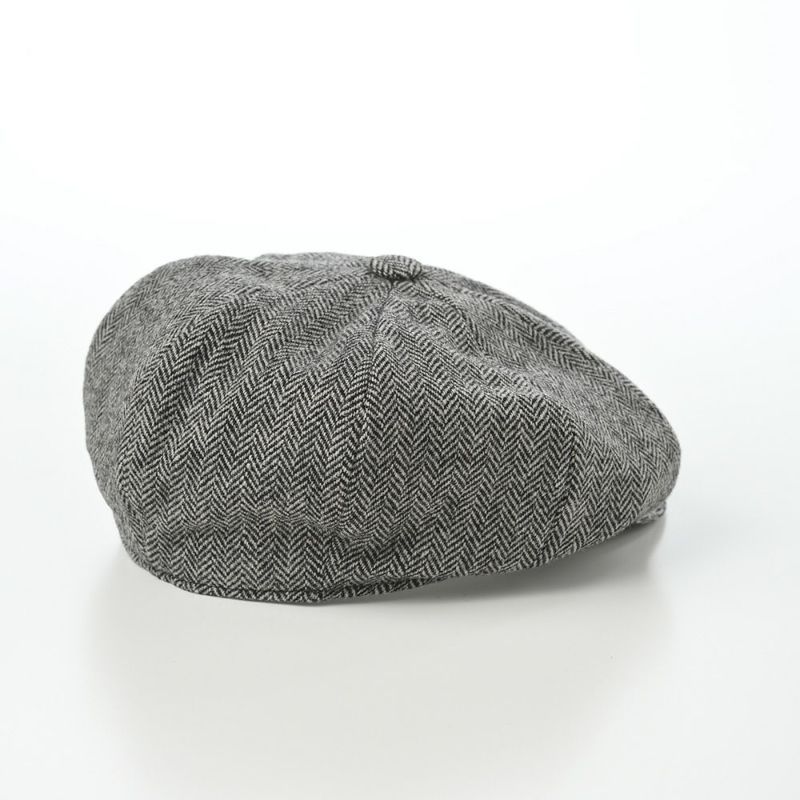 ヴィゲーンズのキャスケット Baker Boy Cap Herringbone Shetland（ベーカーボーイキャップ ヘリンボン）W101950 グレー