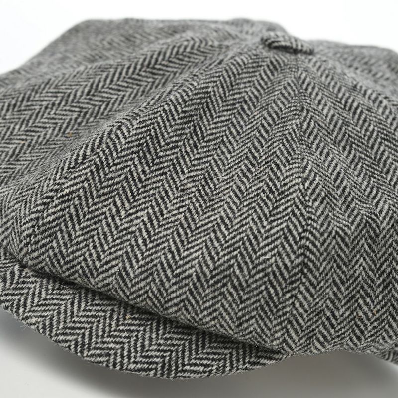 ヴィゲーンズのキャスケット Baker Boy Cap Herringbone Shetland（ベーカーボーイキャップ ヘリンボン）W101950 グレー