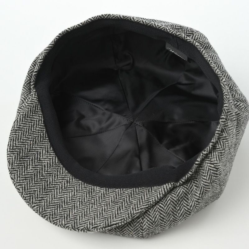 ヴィゲーンズのキャスケット Baker Boy Cap Herringbone Shetland（ベーカーボーイキャップ ヘリンボン）W101950 グレー