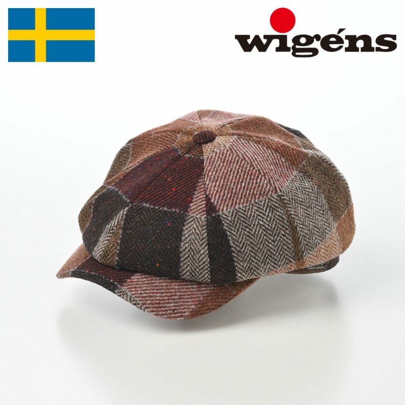 ヴィゲーンズのキャスケット Newsboy Classic Cap Patchwork（ニュースボーイ クラシックキャップ パッチワーク）W101738 ブリック