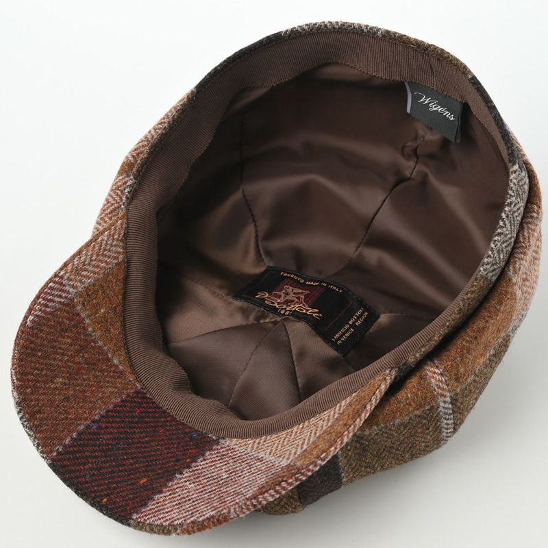 ヴィゲーンズのキャスケット Newsboy Classic Cap Patchwork（ニュースボーイ クラシックキャップ パッチワーク）W101738 ブリック