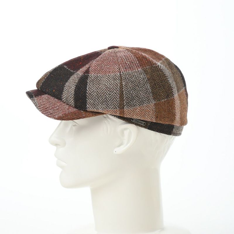 ヴィゲーンズのキャスケット Newsboy Classic Cap Patchwork（ニュースボーイ クラシックキャップ パッチワーク）W101738 ブリック