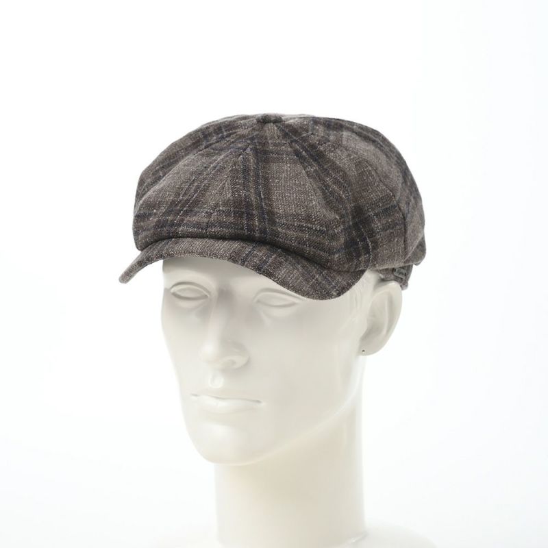 ヴィゲーンズのキャスケット Newsboy Classic Cap（ニュースボーイ クラシックキャップ）W101745 ブラウンチェック