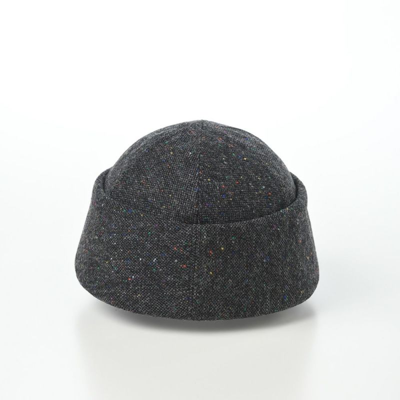 アンソニーペトのロールキャップ BEANIE DONEGAL TWEED （ビーニー ドネガルツイード） グレー