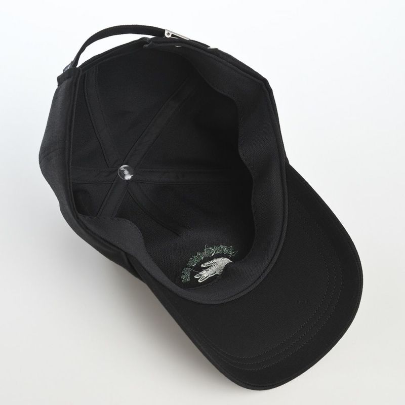 ラコステのキャップ LACOSTE GOLF CLUB CAP（ラコステゴルフクラブキャップ） L1289 ブラック