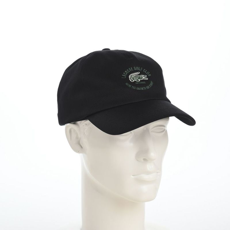 ラコステのキャップ LACOSTE GOLF CLUB CAP（ラコステゴルフクラブキャップ） L1289 ブラック