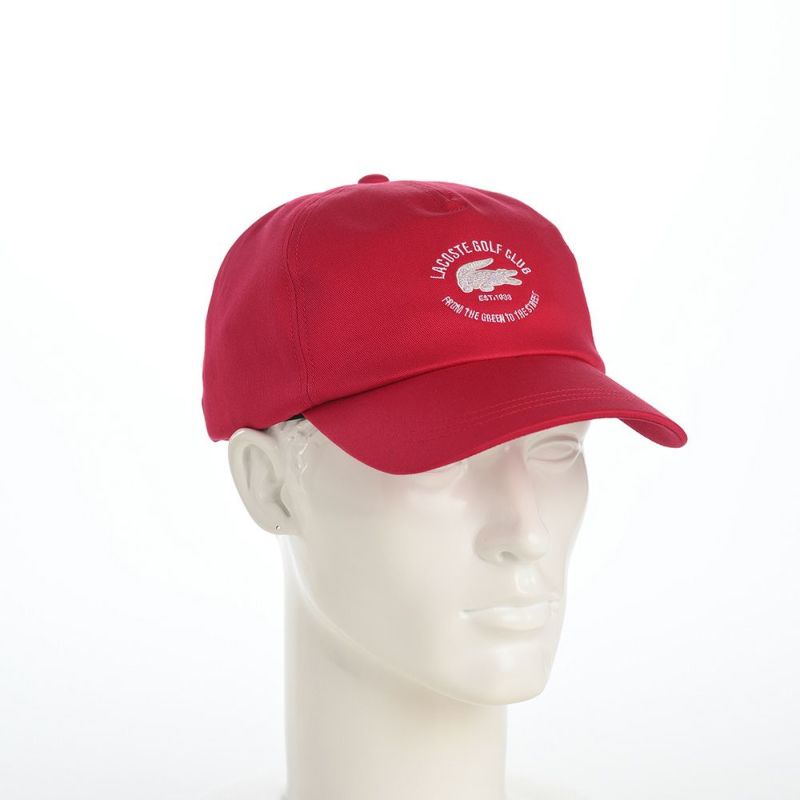 ラコステのキャップ LACOSTE GOLF CLUB CAP（ラコステゴルフクラブキャップ） L1289 レッド