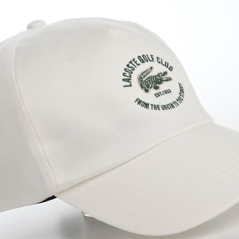 ラコステのキャップ LACOSTE GOLF CLUB CAP（ラコステゴルフクラブキャップ） L1289 ホワイト