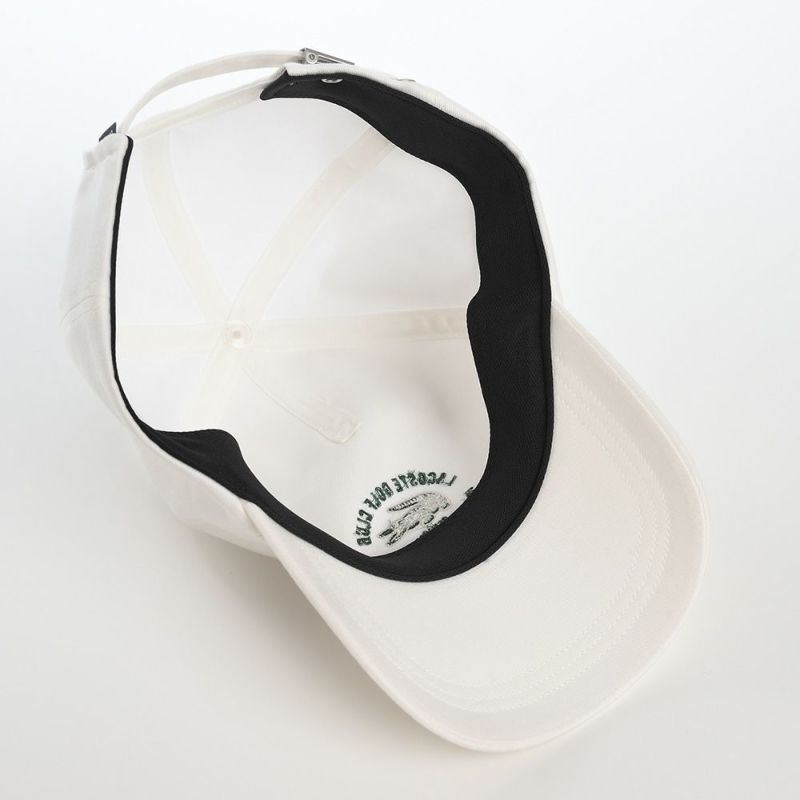 ラコステのキャップ LACOSTE GOLF CLUB CAP（ラコステゴルフクラブキャップ） L1289 ホワイト