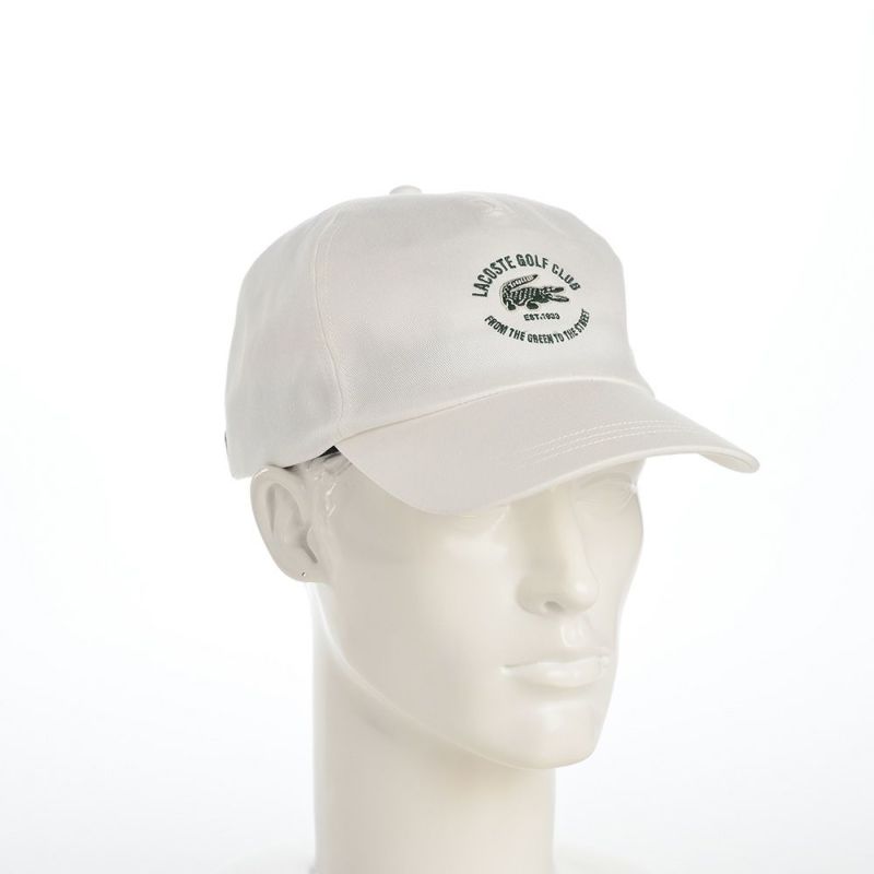 ラコステのキャップ LACOSTE GOLF CLUB CAP（ラコステゴルフクラブキャップ） L1289 ホワイト