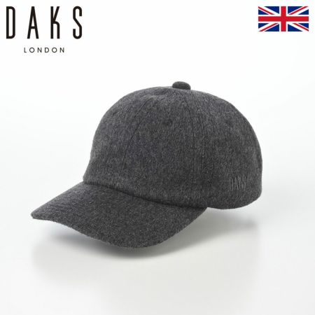 ダックスのキャップ Cap Wool Cashmere Mix（キャップ ウール カシミヤ ミックス） D3897 チャコール