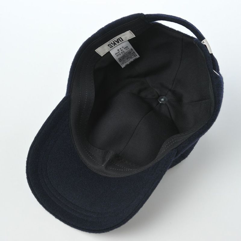 ダックスのキャップ Cap Wool Cashmere Mix（キャップ ウール カシミヤ ミックス） D3897 ネイビー