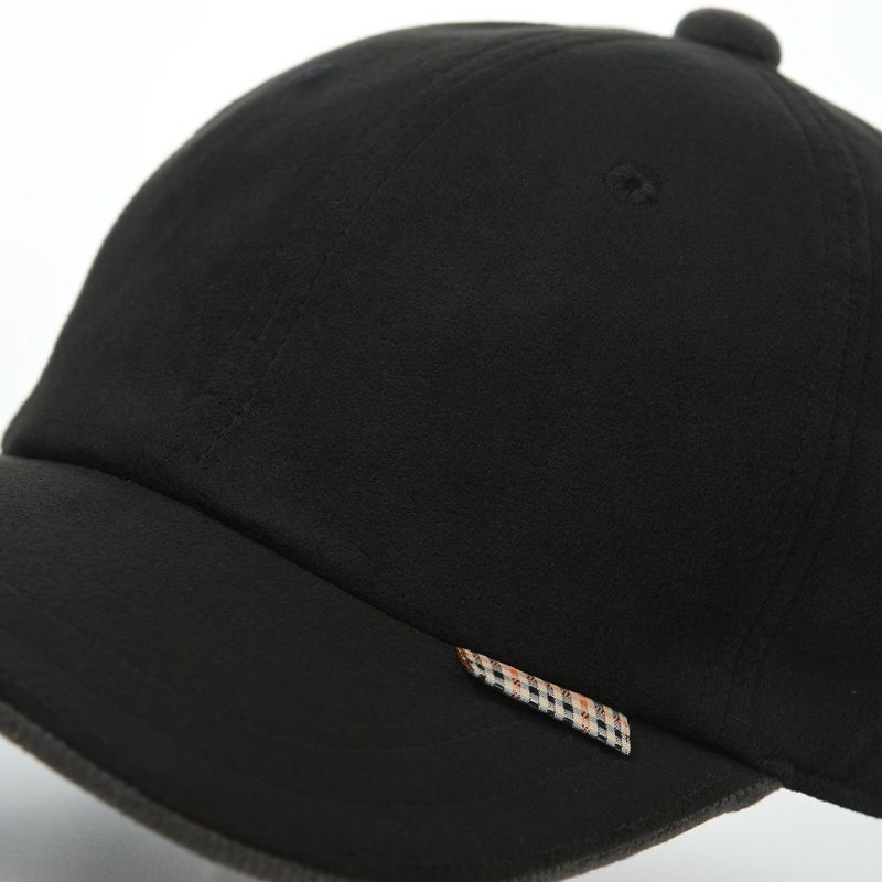 ダックスのキャップ Cap ECSAINE Suede（キャップ エクセーヌ スエード） D3898 ブラック