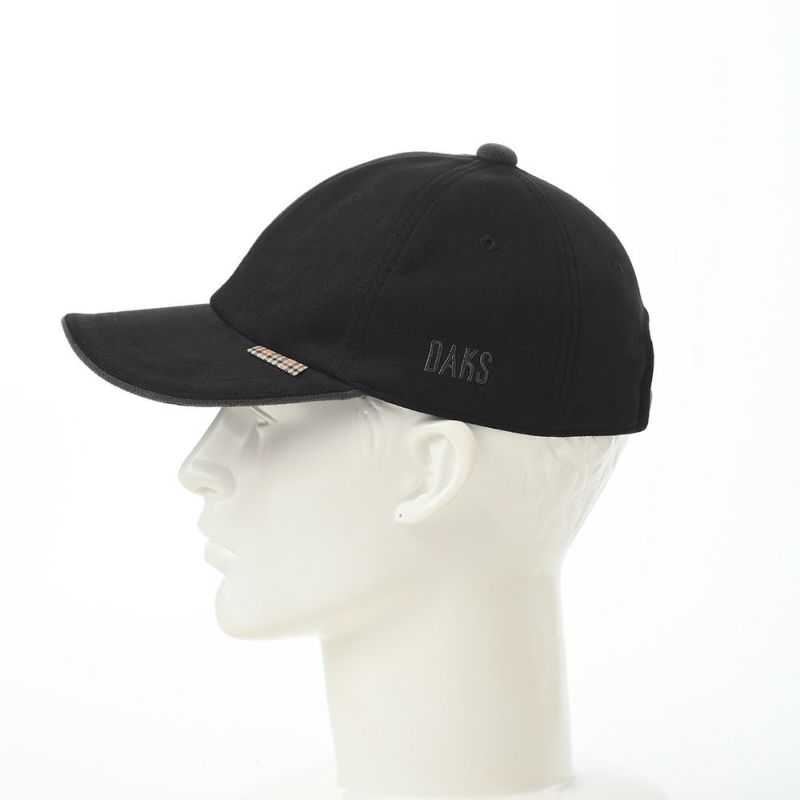 ダックスのキャップ Cap ECSAINE Suede（キャップ エクセーヌ スエード） D3898 ブラック