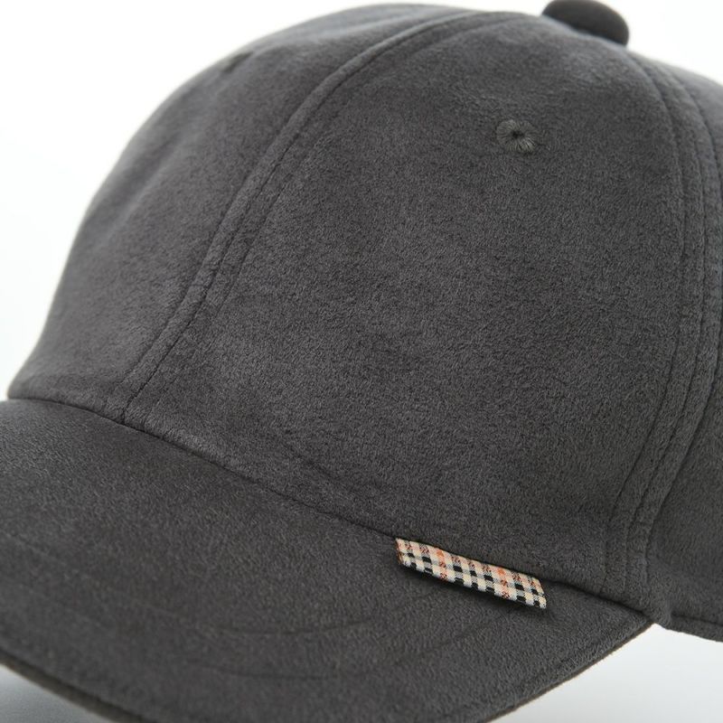 ダックスのキャップ Cap ECSAINE Suede（キャップ エクセーヌ スエード） D3898 チャコール