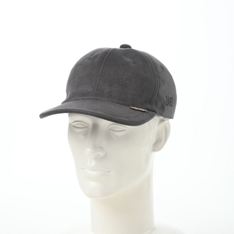 ダックスのキャップ Cap ECSAINE Suede（キャップ エクセーヌ スエード） D3898 チャコール