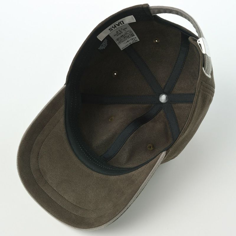 ダックスのキャップ Cap ECSAINE Suede（キャップ エクセーヌ スエード） D3898 オリーブ