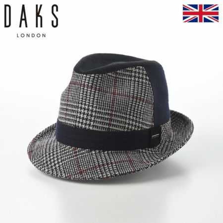 ダックスのソフトハット Manish Tweed Check（マニッシュ ツイード チェック） D3909 グレー