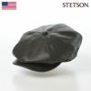 ステットソン キャスケット LEATHER CASQUETTE（レザー