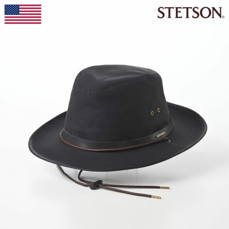 ステットソン アウトドアハット OILD COTTON HAT（オイルドコットンハット） SE753 ブラック | 帽子通販 時谷堂百貨【公式】