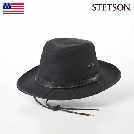 ステットソンのアウトドアハット OILD COTTON HAT（オイルドコットンハット） SE753 ブラック