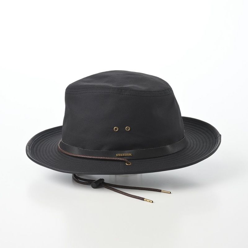 ステットソンのアウトドアハット OILD COTTON HAT（オイルドコットンハット） SE753 ブラック