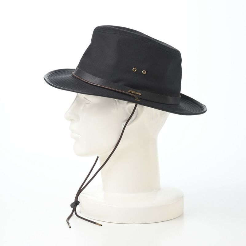 ステットソンのアウトドアハット OILD COTTON HAT（オイルドコットンハット） SE753 ブラック