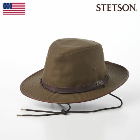 ステットソンのアウトドアハット OILD COTTON HAT（オイルドコットンハット） SE753 キャメル