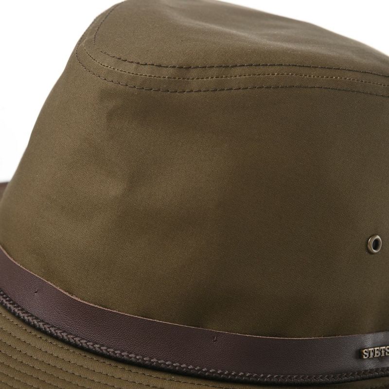 ステットソンのアウトドアハット OILD COTTON HAT（オイルドコットンハット） SE753 キャメル