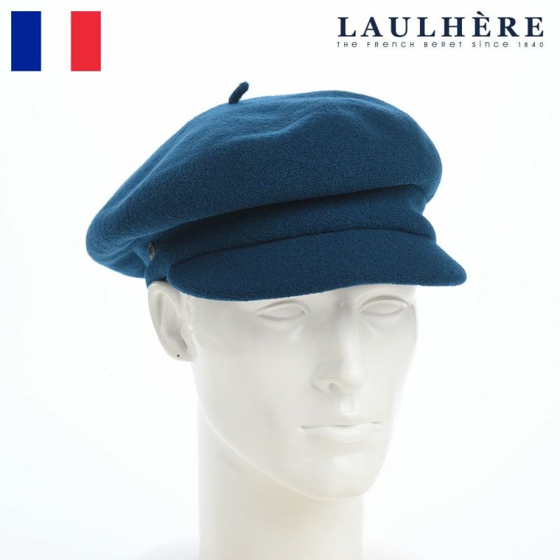 帽子 マリンキャップ LAULHERE（ロレール） URSA WL（ウルサ ウール） ブルー