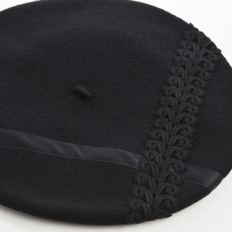 ロレールのベレー帽 EMMA（エマ） ブラック