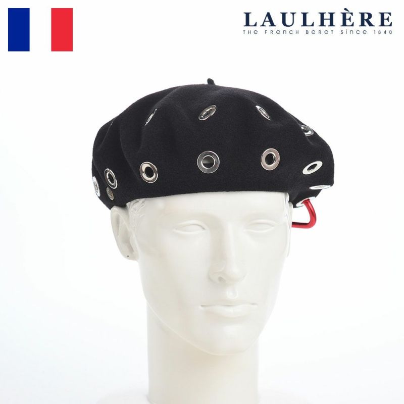 LAULHÈRE ロレール ベレー帽　ブラック 帽子の通販【LAULHERE ロレール】ベレー帽 Campan 9in 10in 11in