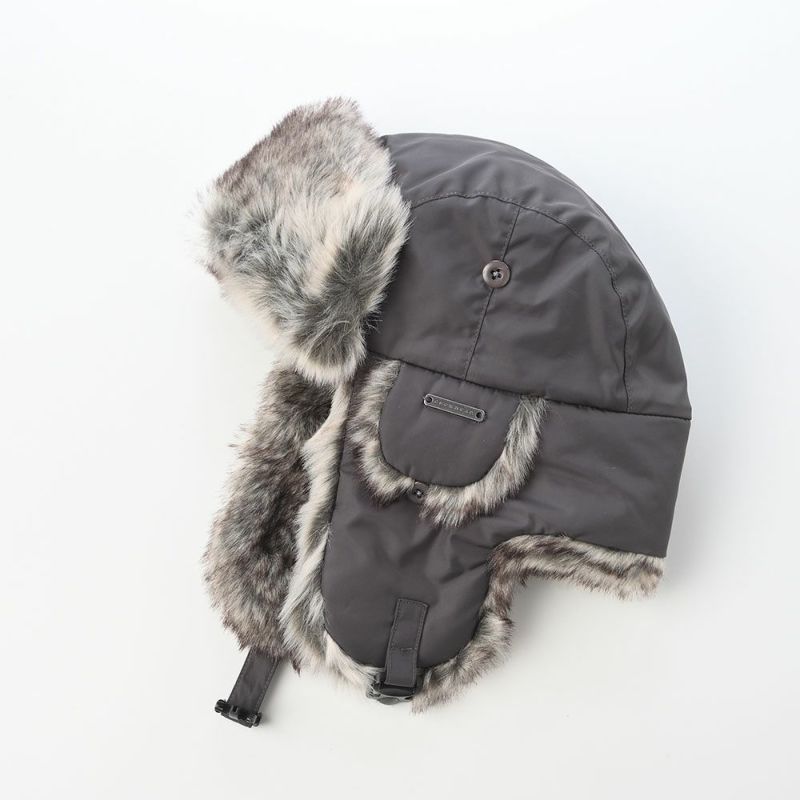 クラウンキャップのフライトキャップ Taslan Aviator（タスラン アビエーター） チャコール