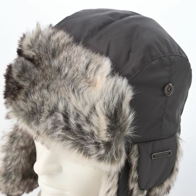 クラウンキャップのフライトキャップ Taslan Aviator（タスラン アビエーター） チャコール