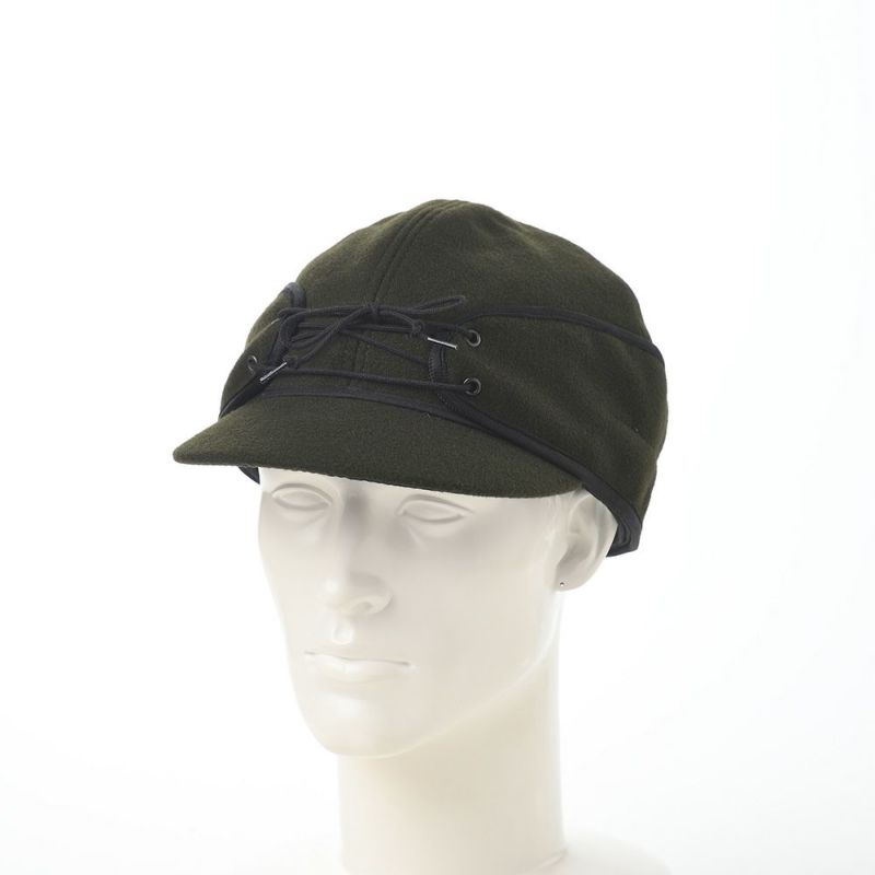 クラウンキャップのレイルロードキャップ Classic Railroad Cap（クラシック レールロードキャップ） オリーブ