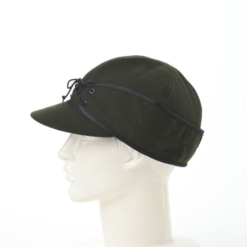 クラウンキャップのレイルロードキャップ Classic Railroad Cap（クラシック レールロードキャップ） オリーブ